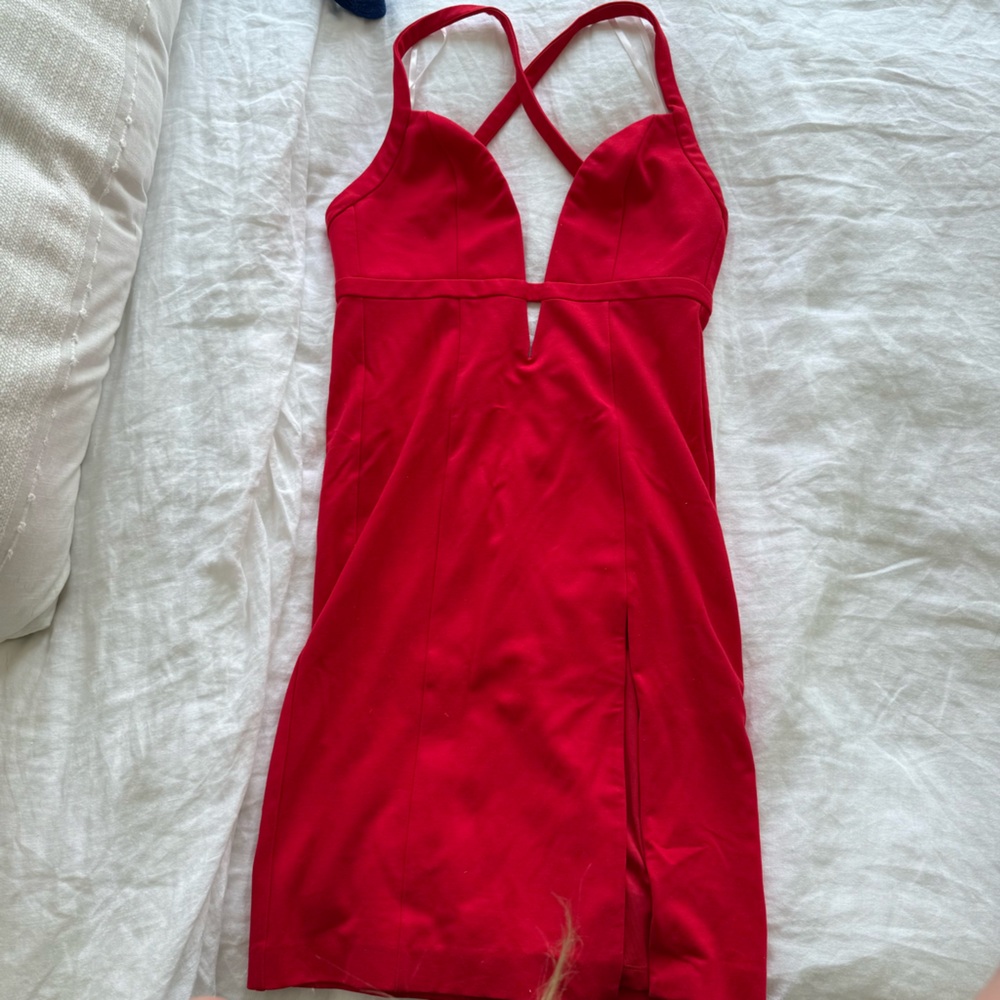 NBD Vibrant Red Dress